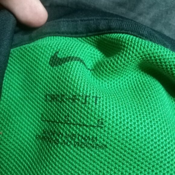 Nike Dri-Fit Oregon Ducks Script Spell Out Long Sleeve Polo Shirt - Picture 5 of 9